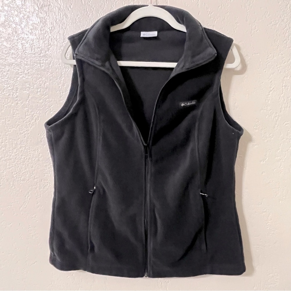 Columbia Women's Benton Springs Fleece Vest size L Black